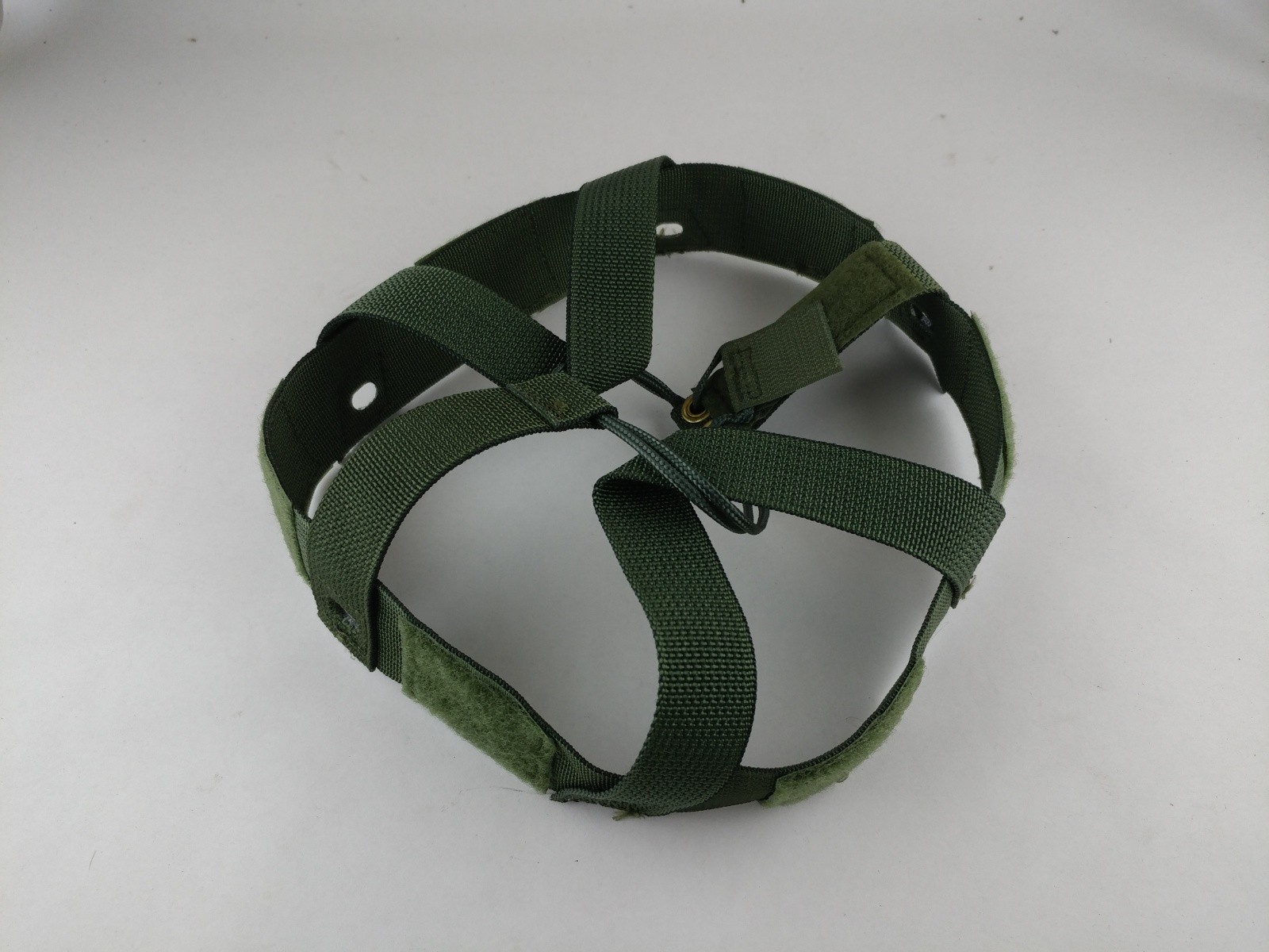 NEW US MILITARY PASGT HELMET ADJUSTABLE SUSPENSION ASSEMBLY GREEN SIZE SMALL