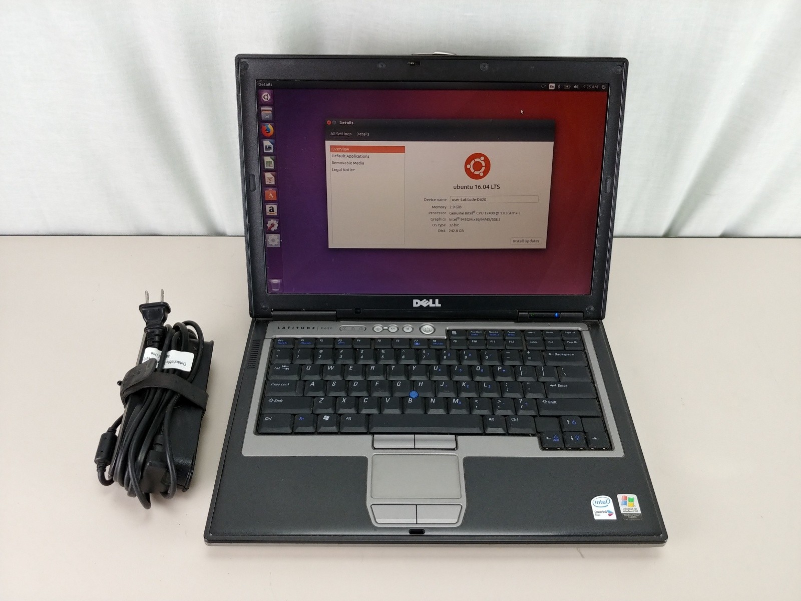 Dell Latitude D620 Laptop C2D 1.83GHz 3GB 250GB WiFi 