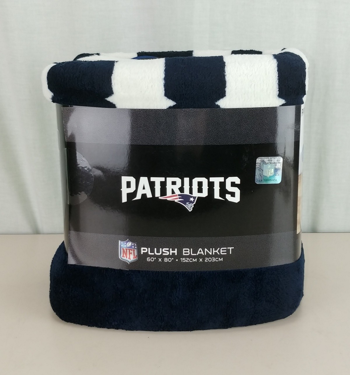 NFL New England Patriots 60" x 80" Oversized Micro Raschel Throw