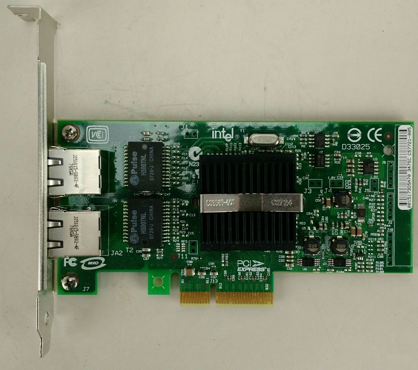 Used Server Dell 0X3959 Dual Port Intel Gigabit Nic PCI-E card