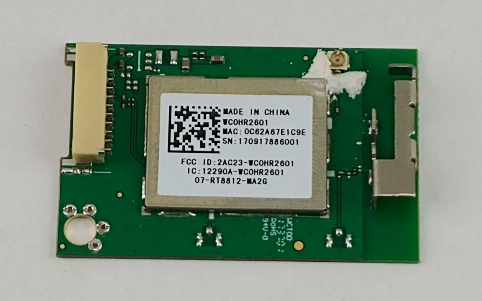 Hitachi WC0HR2601 WIFI Module Board for 60R70 TV