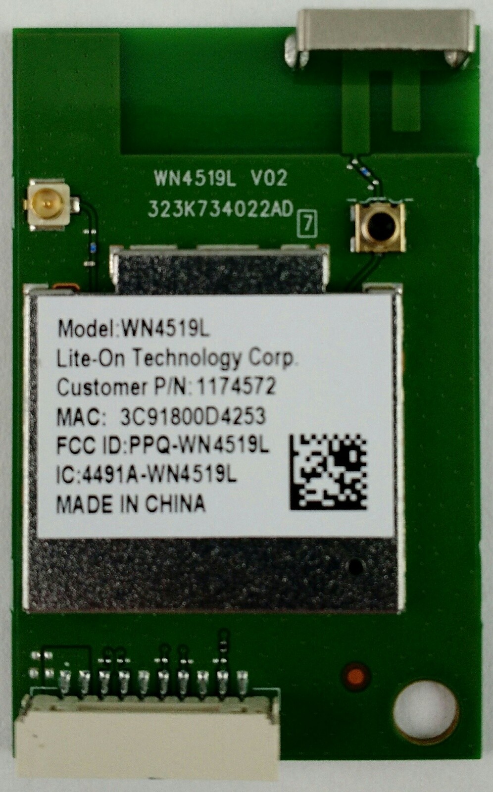 Hisense WN4519L WIFI Module Board for 50R6E TV