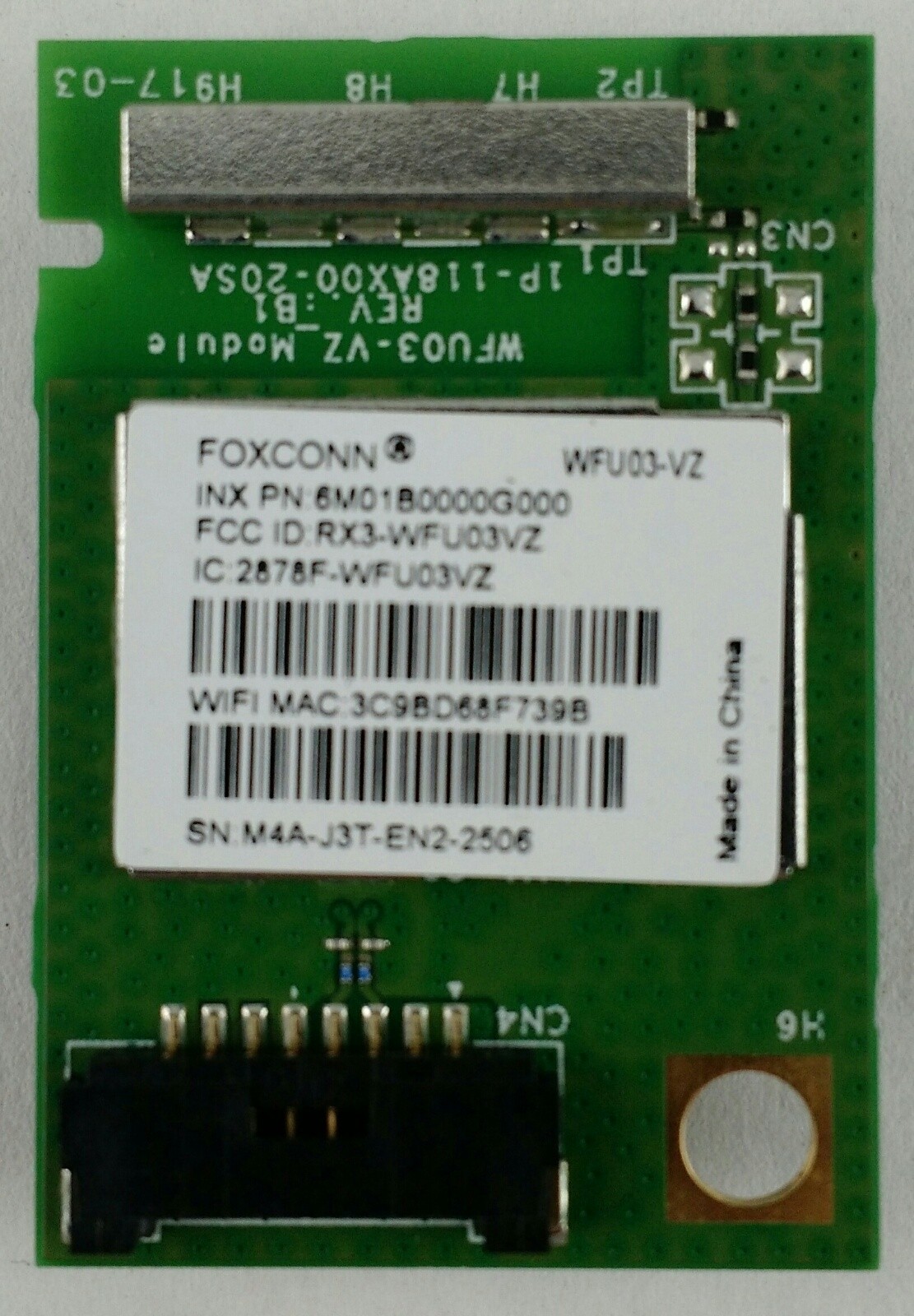 Vizio WFU03-VZ WIFI Module Board for D32h-G9 TV