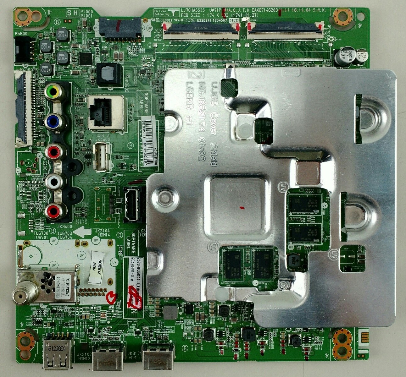 LG EBT64533002 Main Board for 49UM6950DUB TV