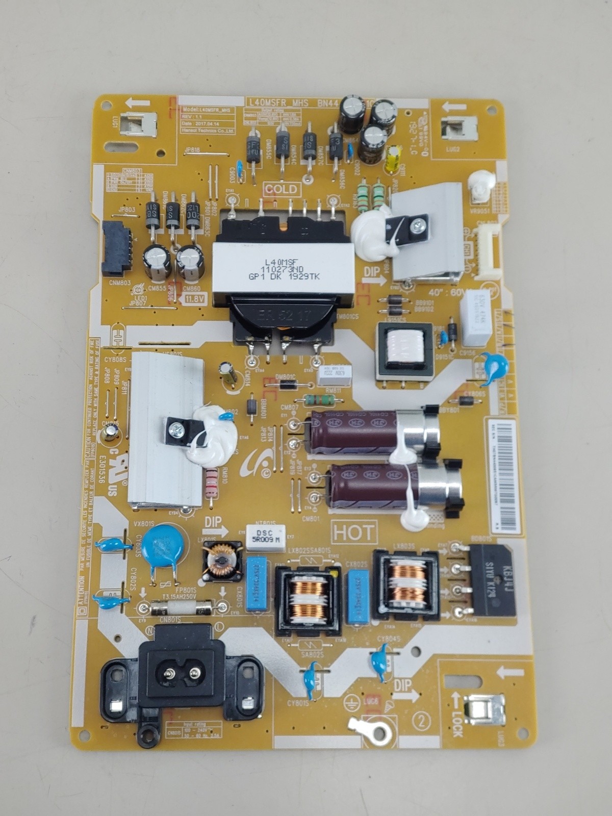 Samsung UN40N5200AFXZA Power Board BN44-00851C L40MSFR_MHS