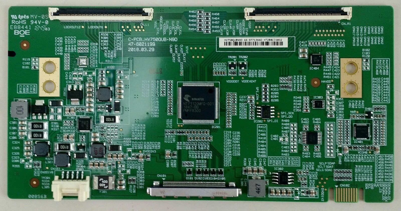 LG HV750QUBN9D, 47-6021199, T-con Board for 75UM7570AUE TV