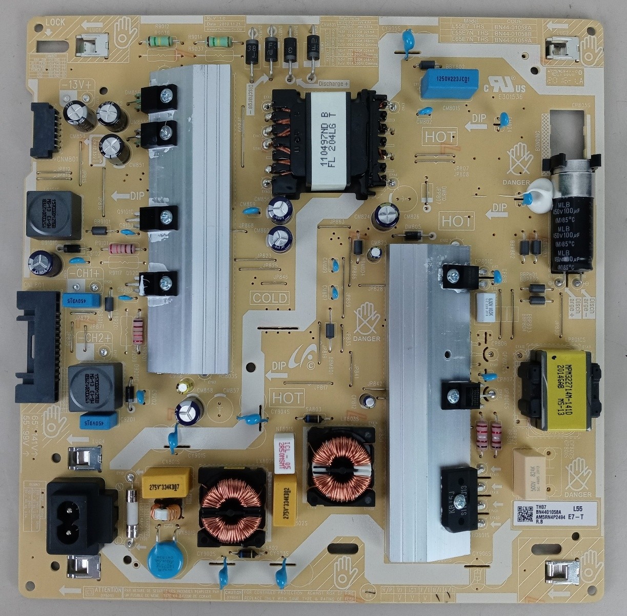 Samsung BN44-1058A,(AM5RN402494), Power Board for QN55Q6DTAFXZA TV