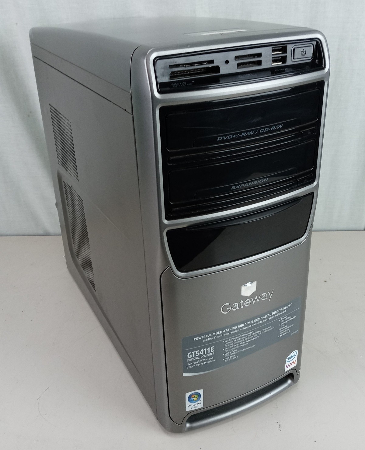 Gateway GT5411E Desktop Pentium D 820 2.8GHz 2Gb 320Gb No OS