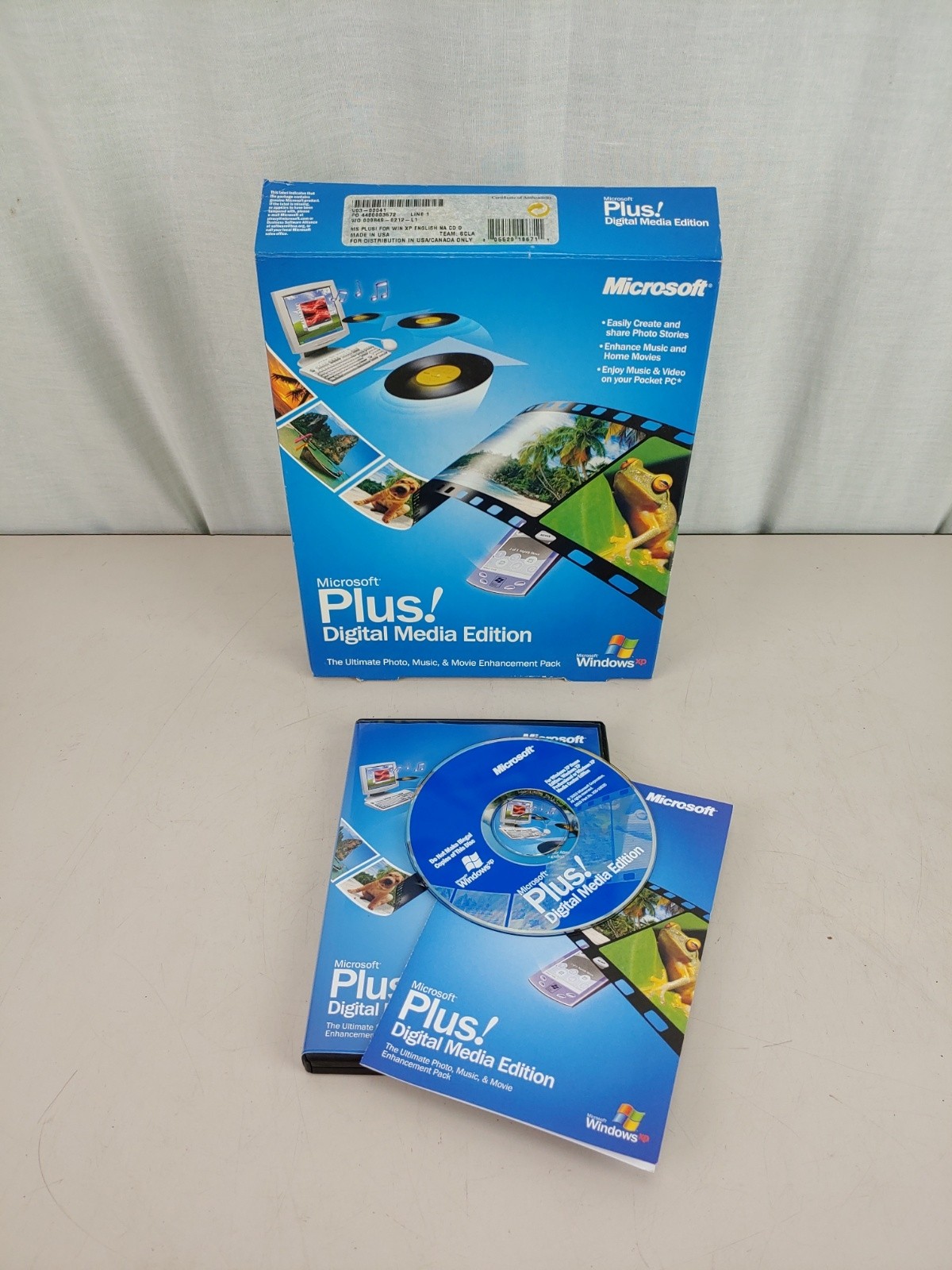 Microsoft Plus Digital Media Edition For Windows XP w/ Keys