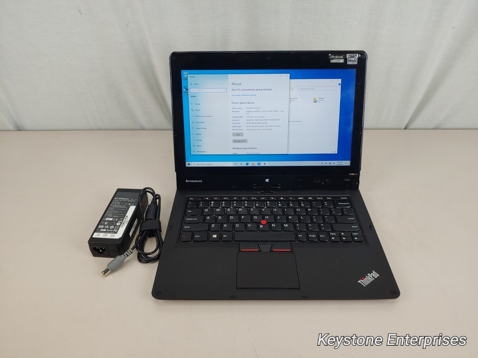 Lenovo Thinkpad Twist 3347-CTO i7 8GB Windows 10 Repair