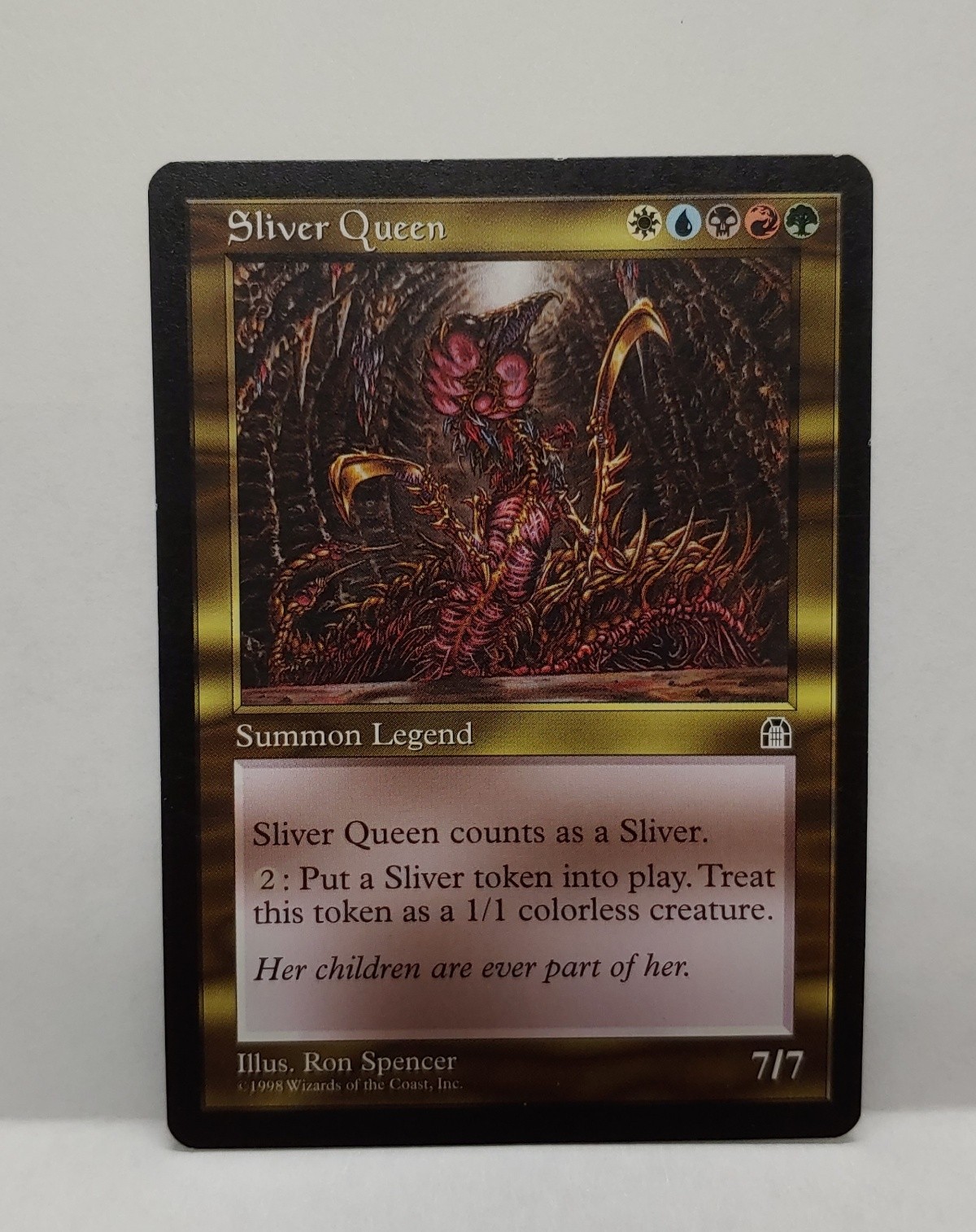 Sliver Queen, Stronghold, Lightly Played MTG