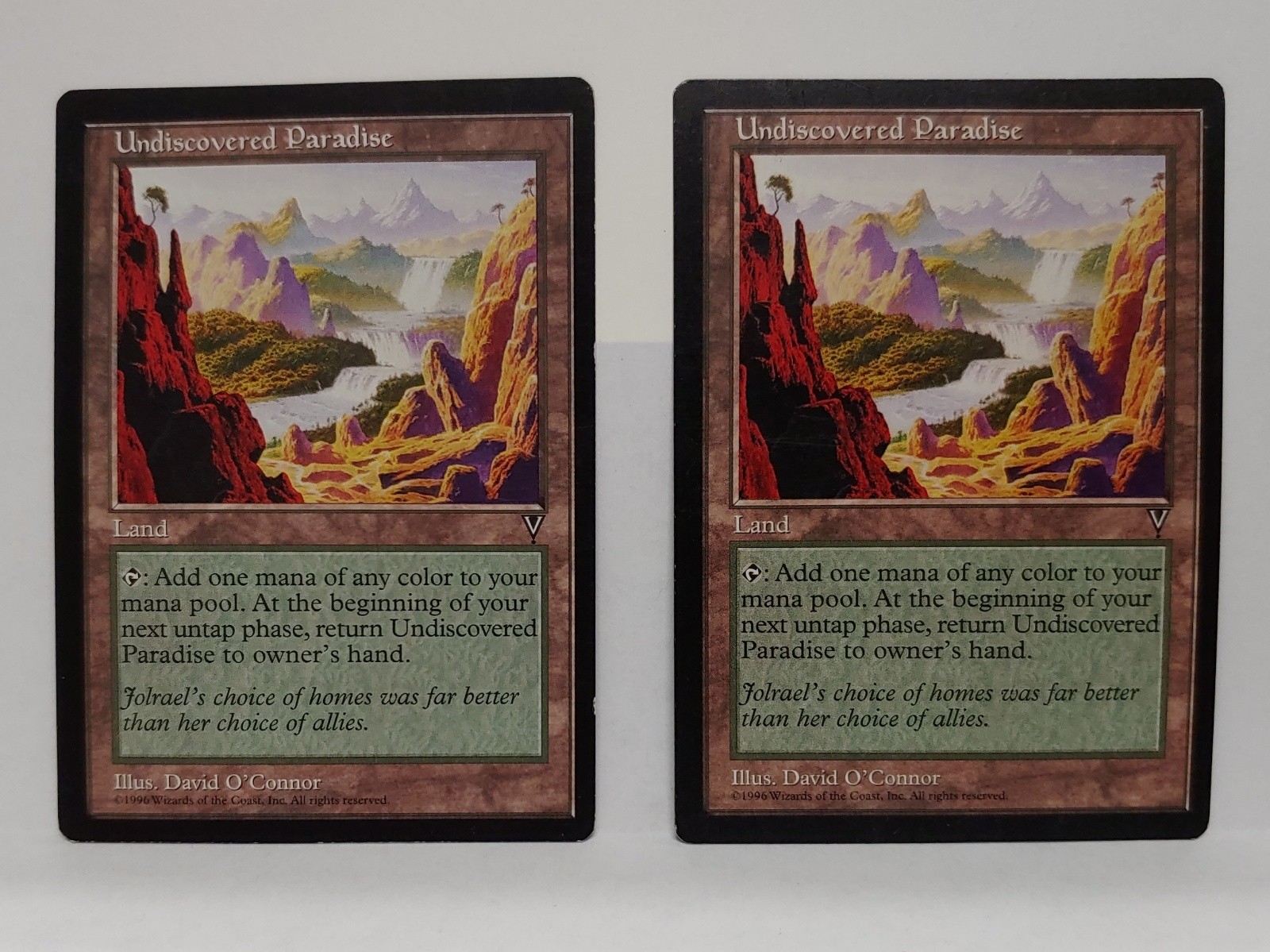 MTG Undiscovered Paradise x2 Visions English NICE