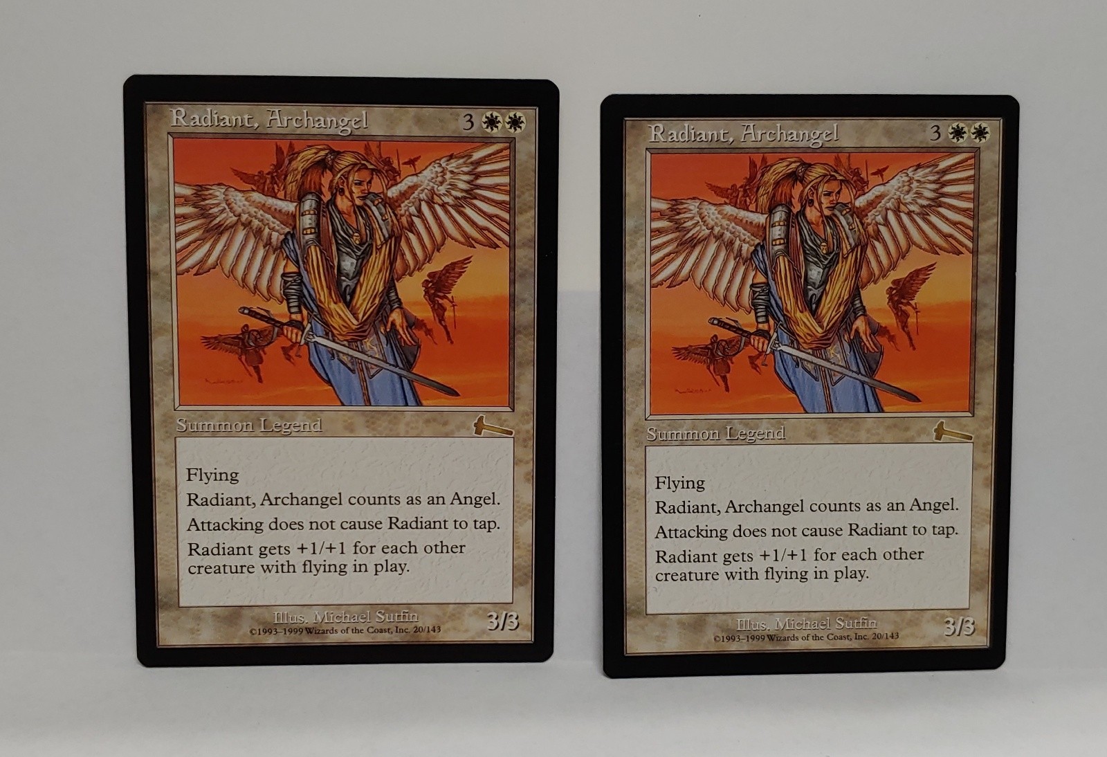 Radiant Archangel x2 - MTG Urza's Legacy NM