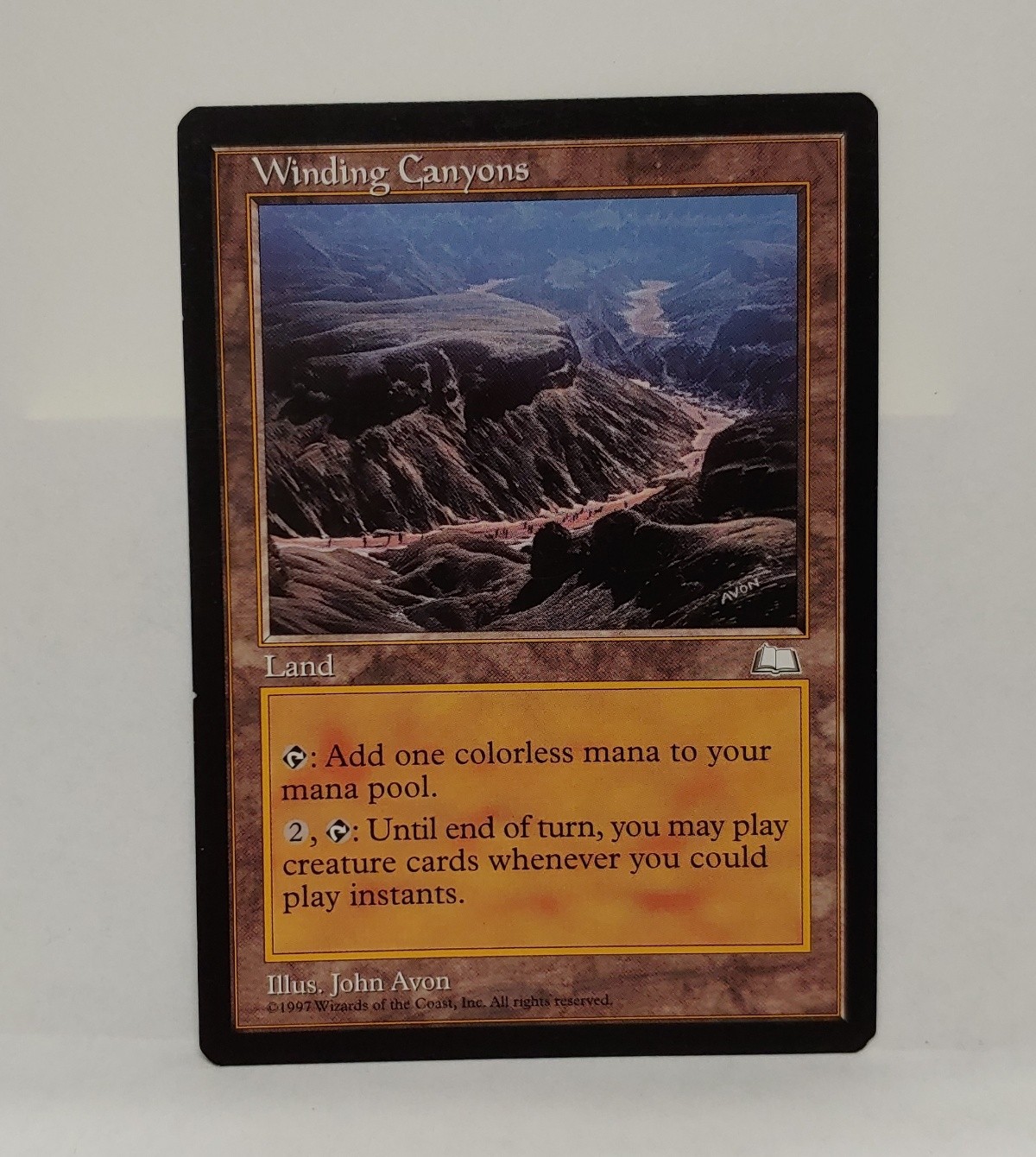 Magic MTG Weatherlight Reserved List Winding Canyons LP