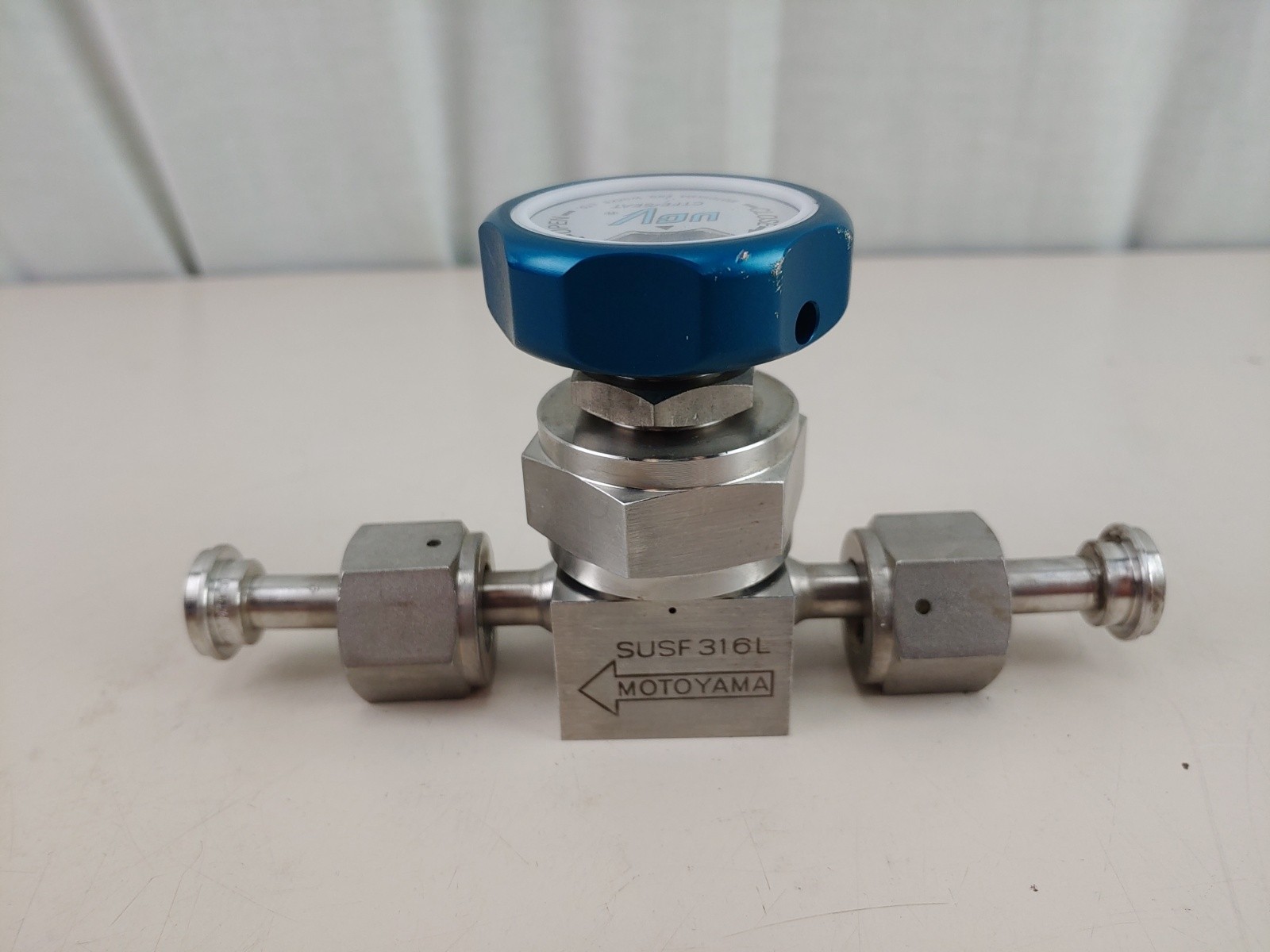  Motoyama SUSF316L Valve UCV 10K-3/8, CTFE-SEAT