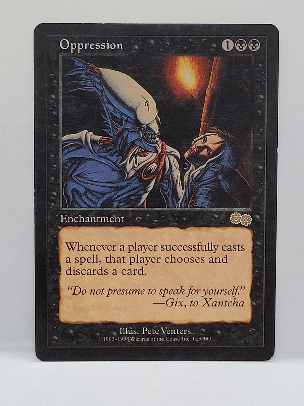 Oppression - English - MTG Urza's Saga NM