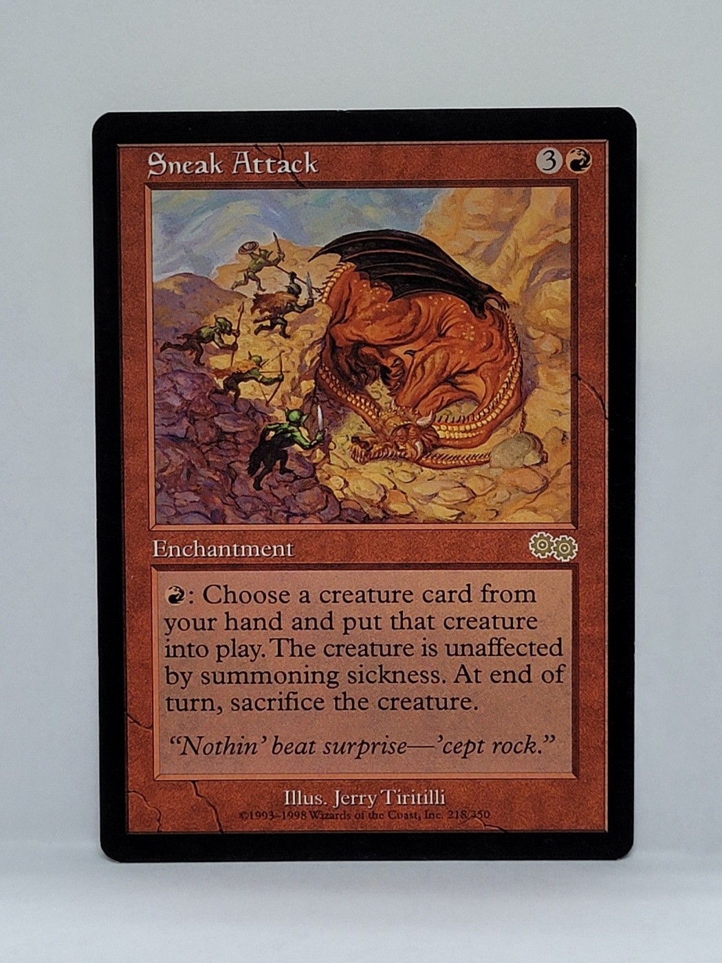 Sneak Attack - Urza's Saga - MTG Magic - NM