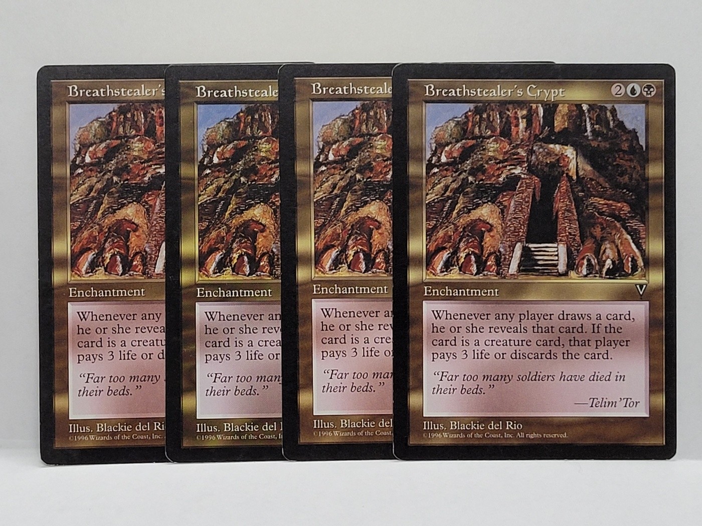 MTG Breathstealer's Crypt X4 Visions LP