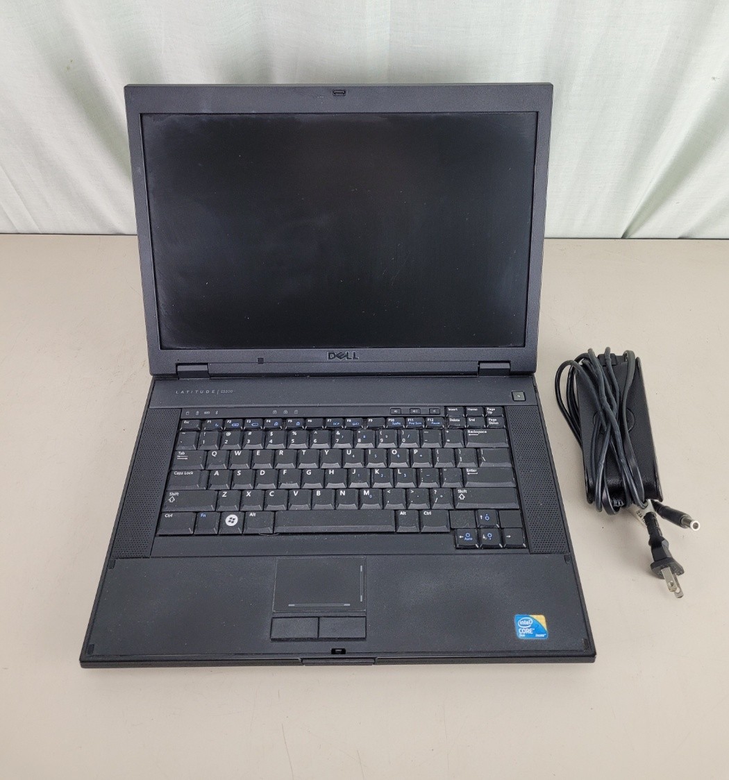 Dell Latitude E5500 Laptop Core 2 Duo P8700 15.4" 4GB 80GB Windows 10