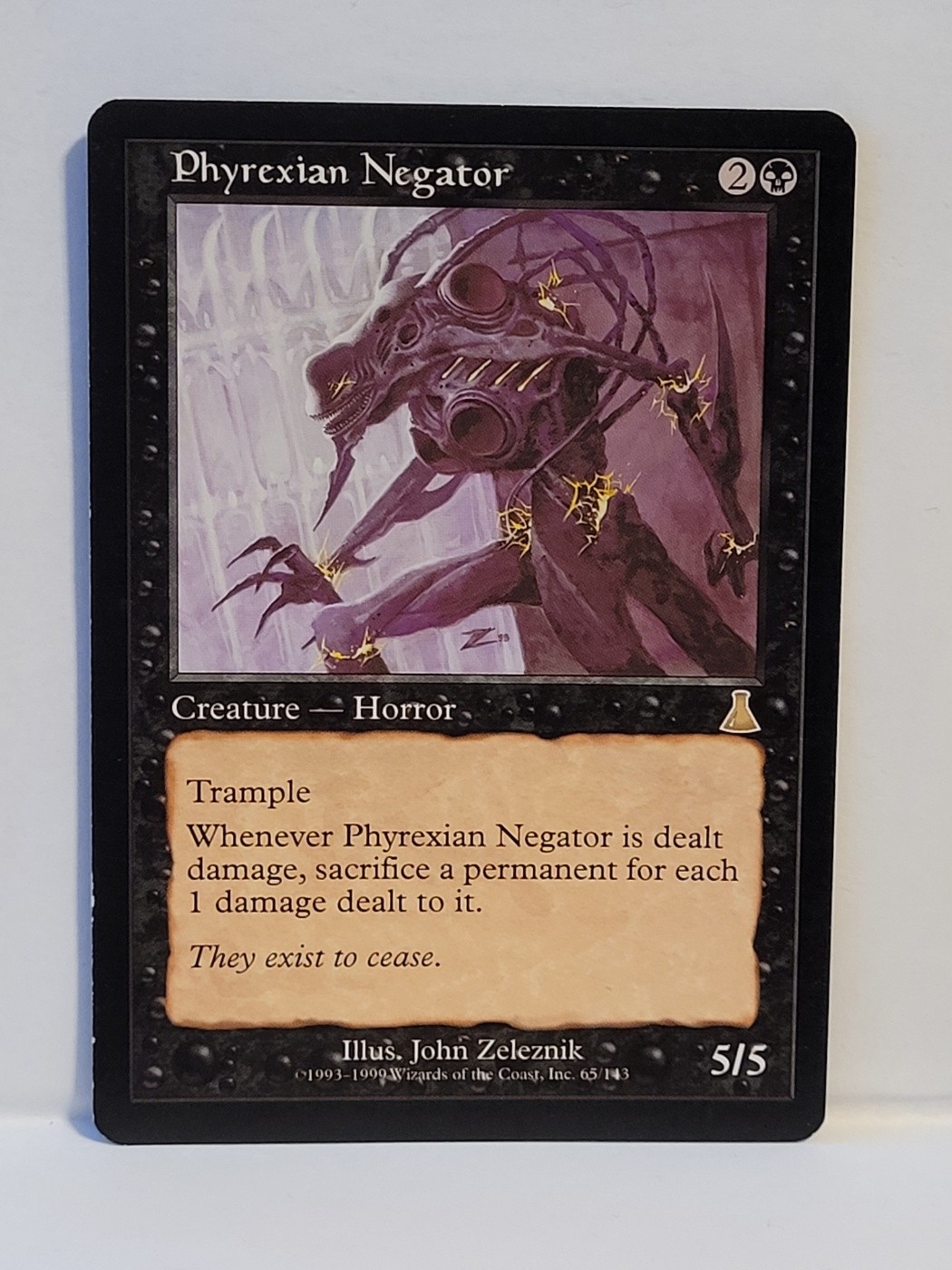 MTG Phyrexian Negator Urza's Destiny Excellent NP