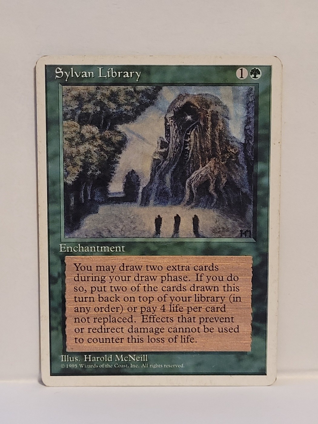 MTG Sylvan Library - 4th edition MP