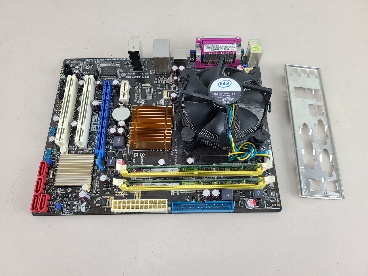 Asus P5QPL-AM  Motherboard Q8300 CPU 4Gb RAM Combo - Tested