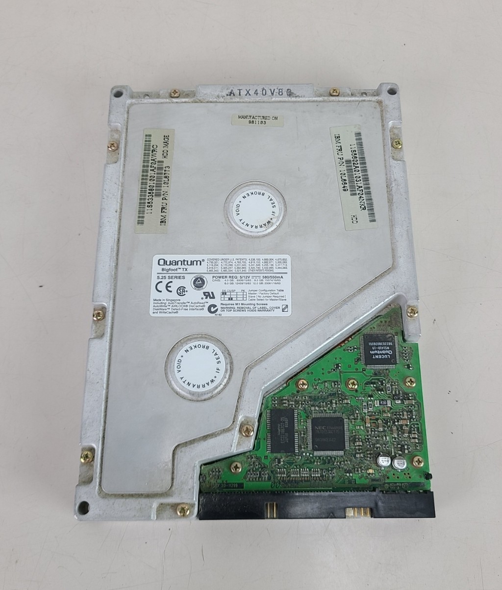 Quantum Bigfoot TX TX06AT 6GB 4000RPM 5.25" IDE Internal Hard Drive