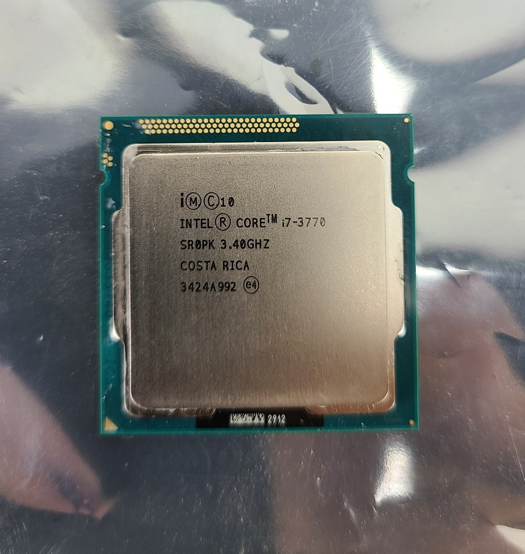 Intel Core i7 3770 3.4 Ghz LGA1155 Quad Core CPU Processor SR0PK