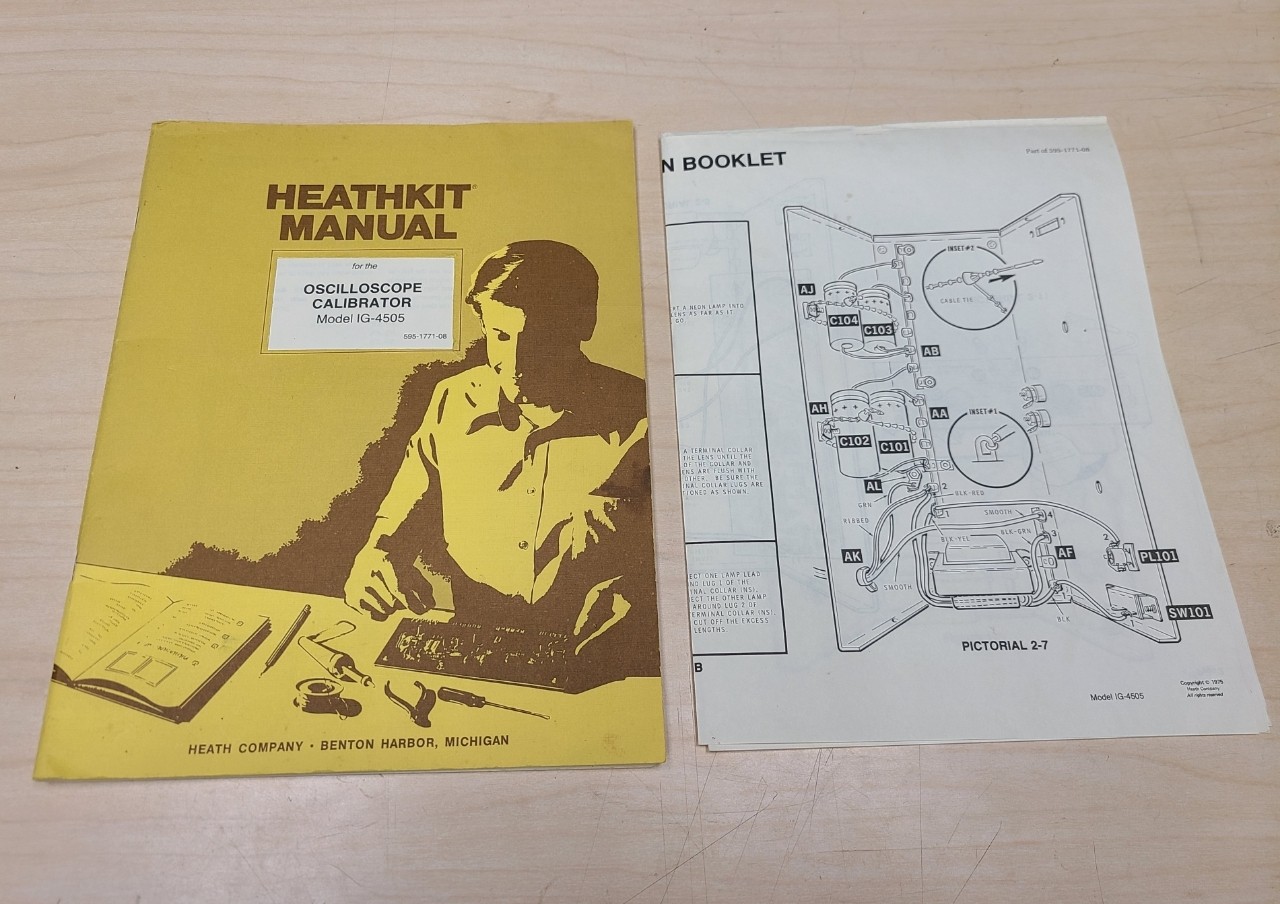 HEATHKIT IG-4505 Oscilloscope Calibrator Assembly Manual