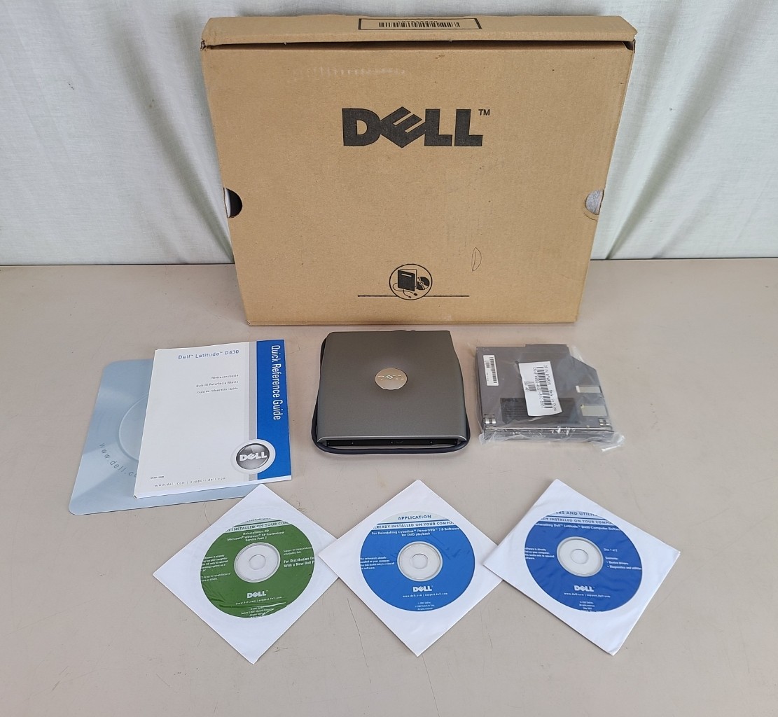 Dell Latitude D430 Accessories D-Bay DVD-RW And Windows XP Restore Software
