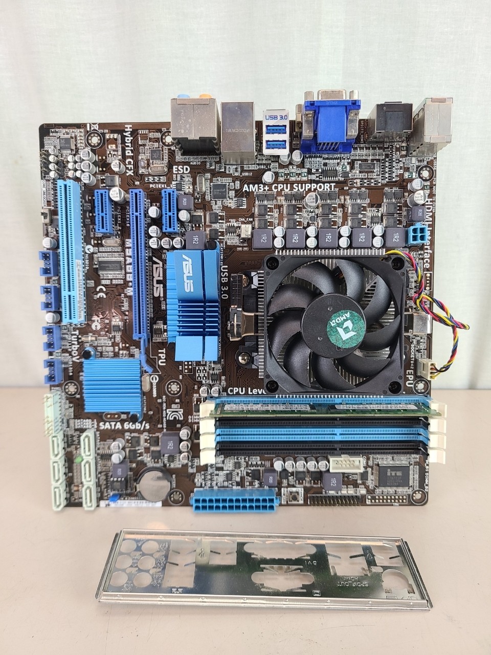 ASUS M5A88-M Motherboard Combo AMD FX-4100 CPU 4GB RAM
