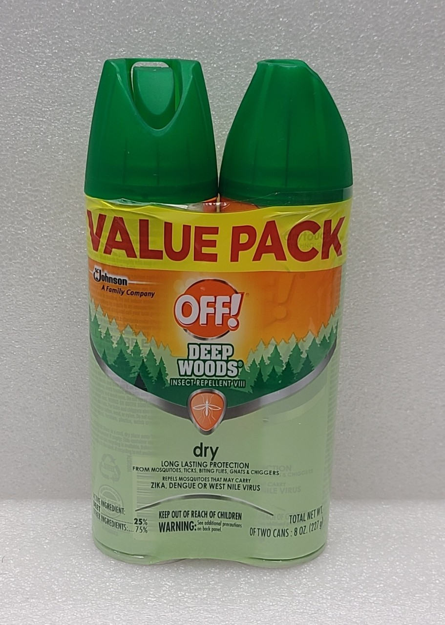 OFF! Deep Woods Insect Repellent Dry Value Pack 25% DEET