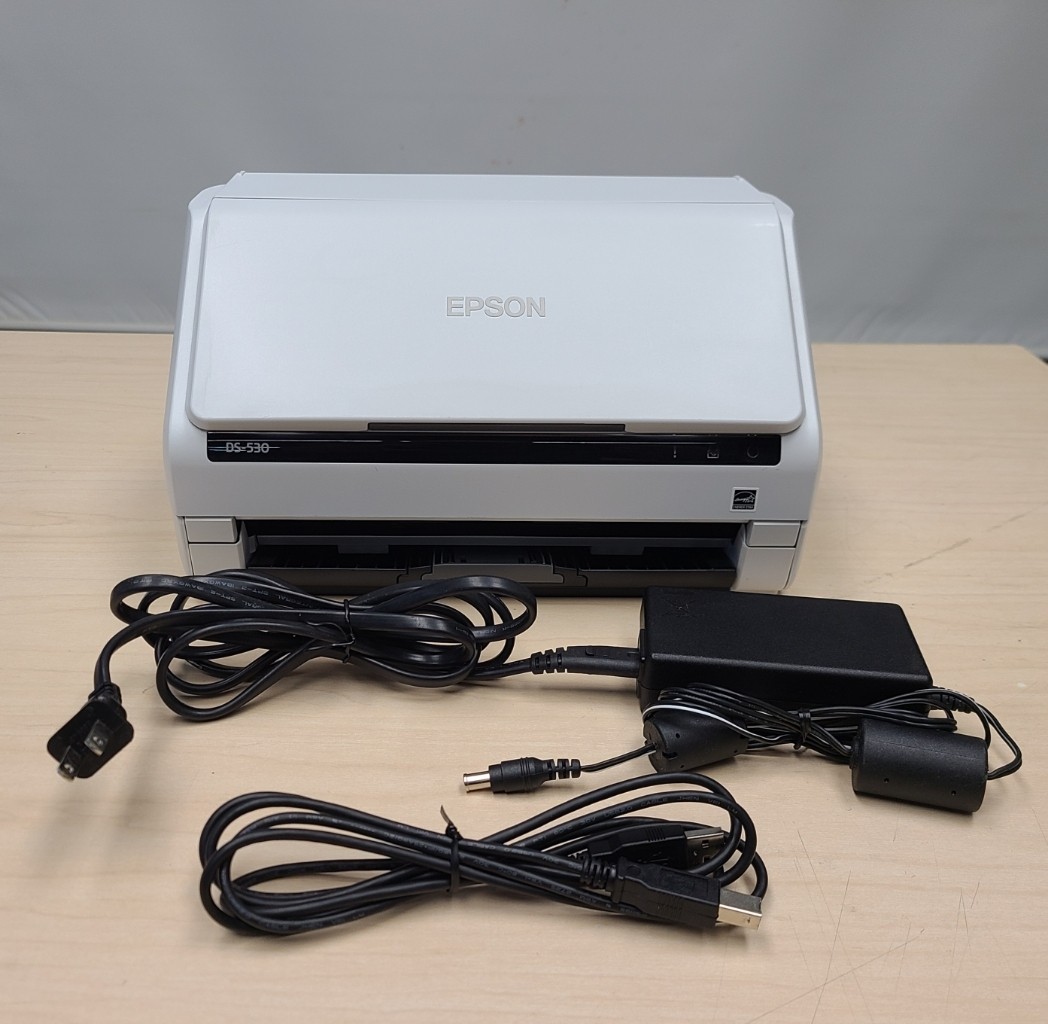 Epson DS-530 Color Duplex Scanner 211 Total Scans