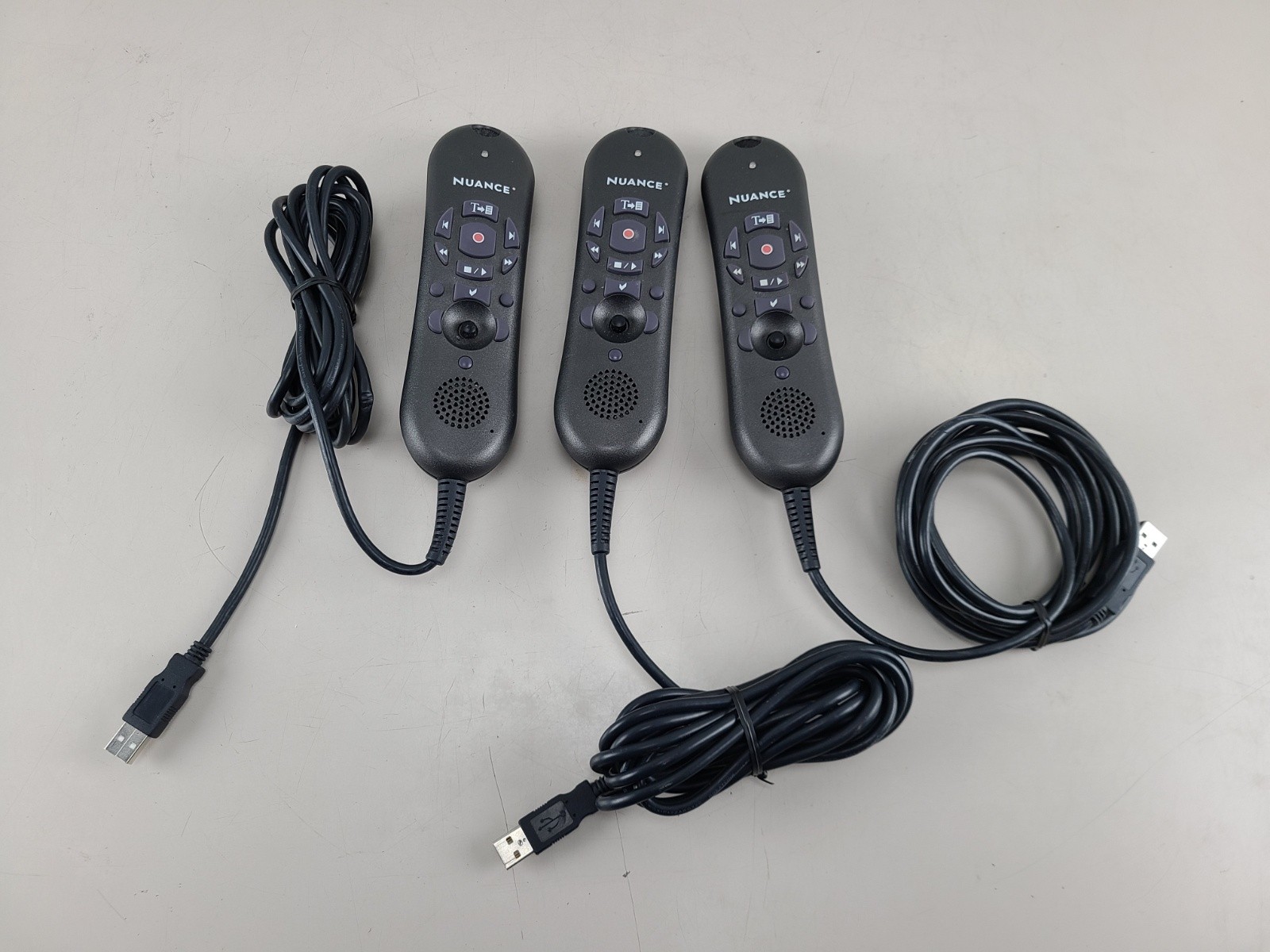 Nuance PowerMic II 0POWM2N-005 Dictation Microphone Lot of 3