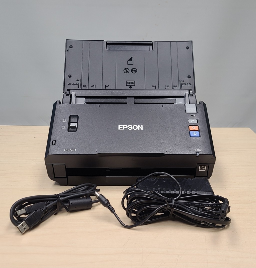 Epson WorkForce DS510 Color Duplex Scanner 792 Total Scans