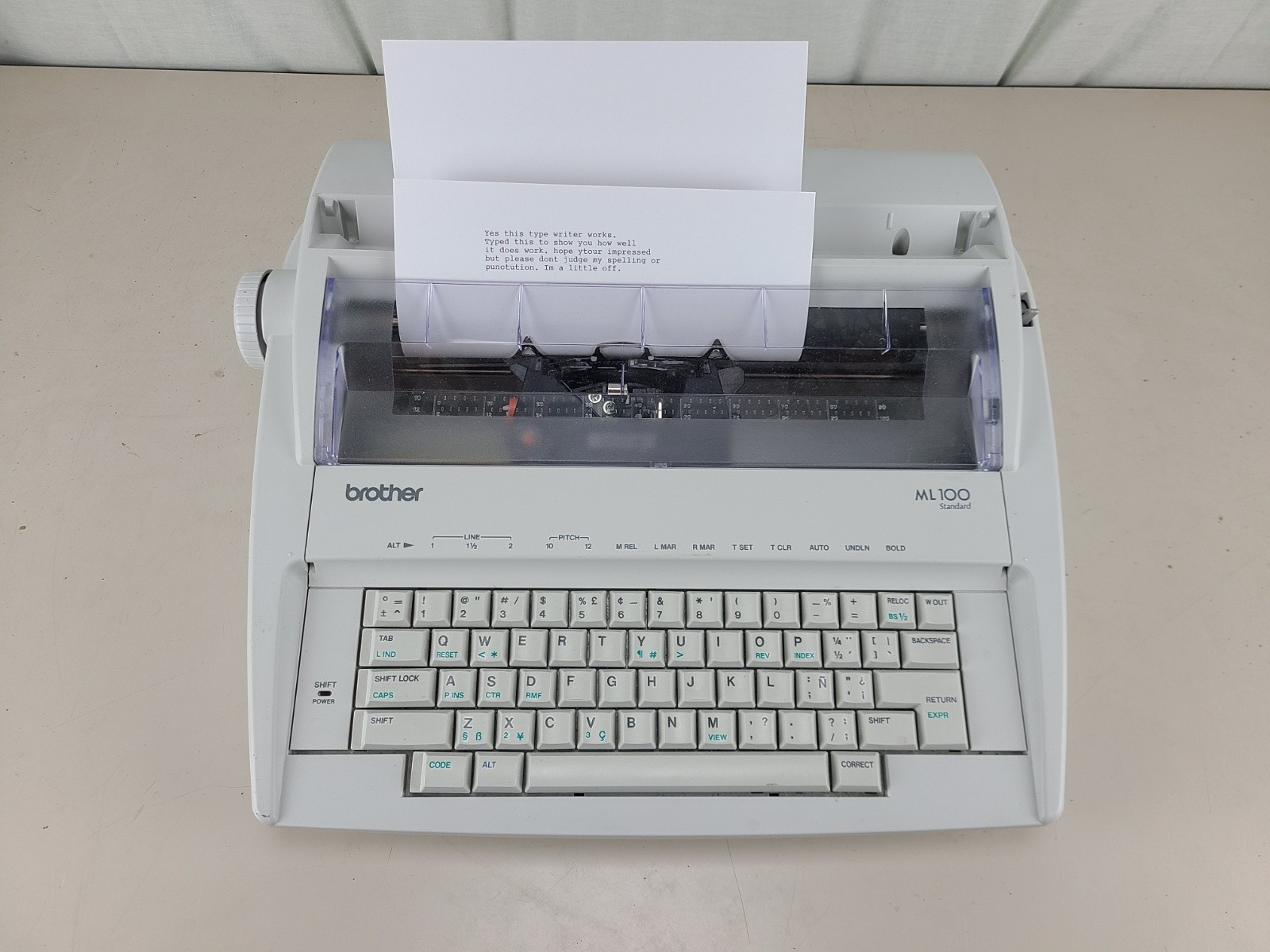 Brother ML-100 Standard Typewriter 