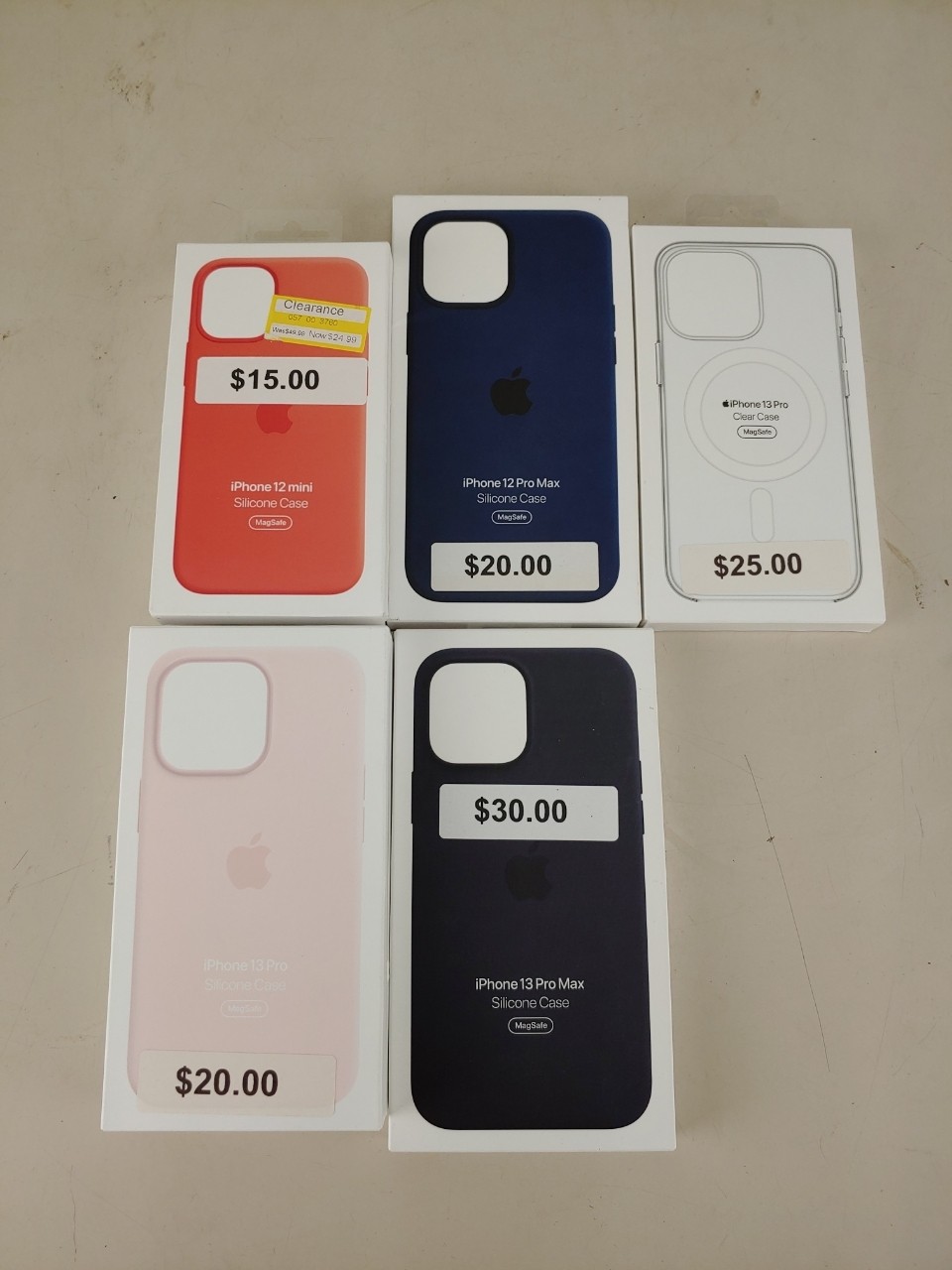 Genuine Apple iPhone 12 and 13 Cases Lot of 7