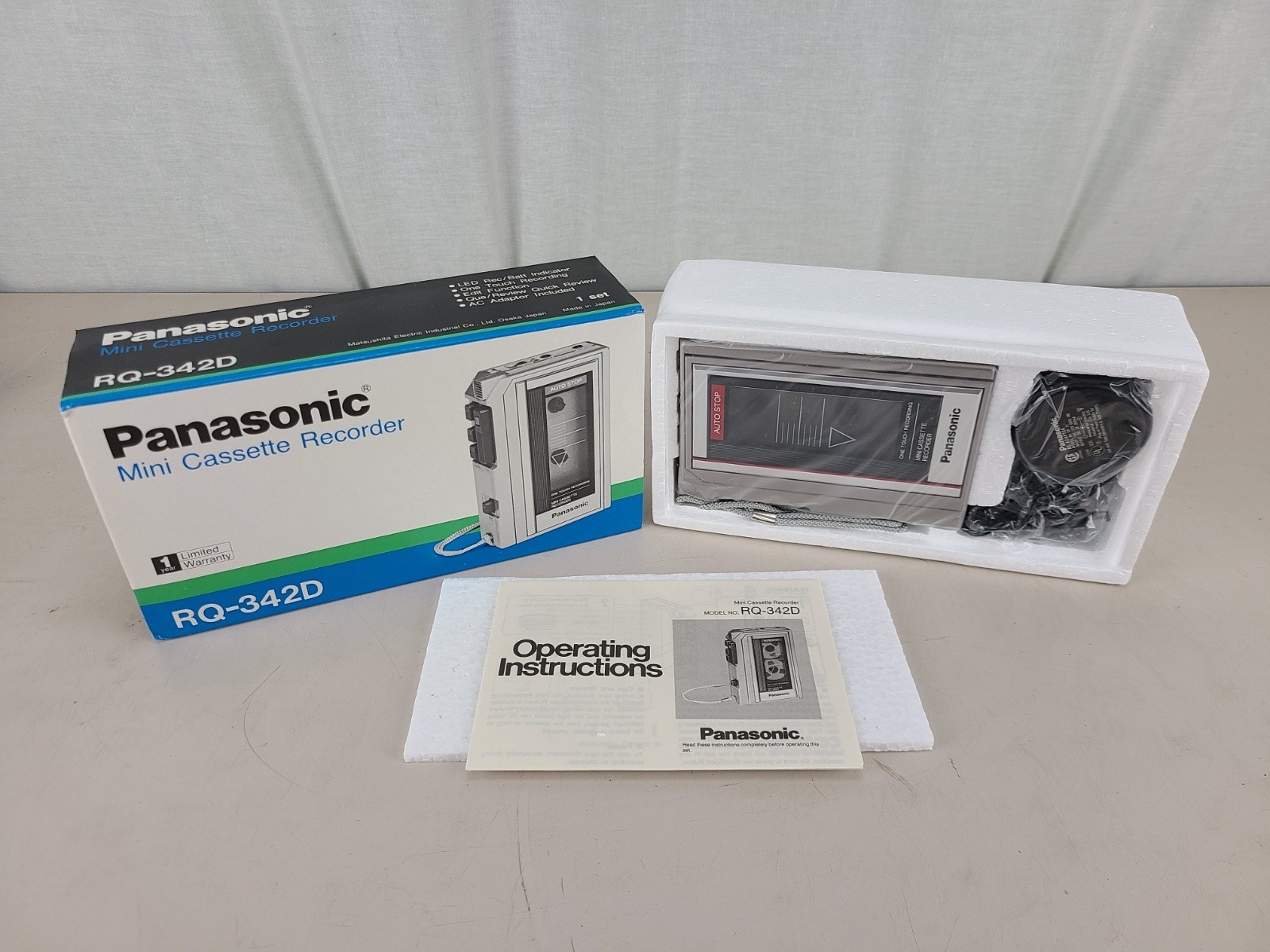 Panasonic Mini Cassette Recorder RQ-342D