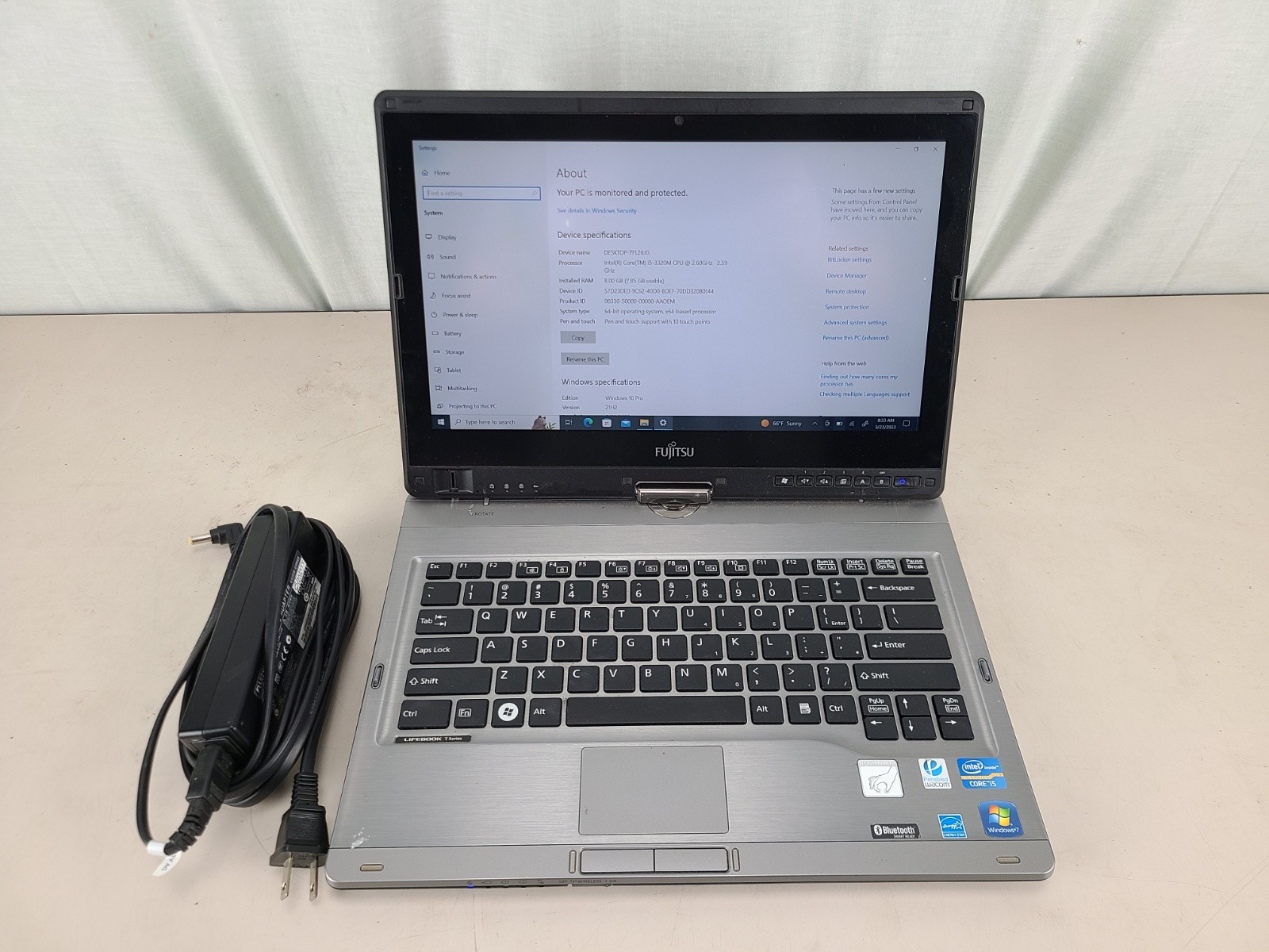 Fujitsu Lifebook T902 2 in 1 i5 8GB 128GB SSD Windows 10 Pro 