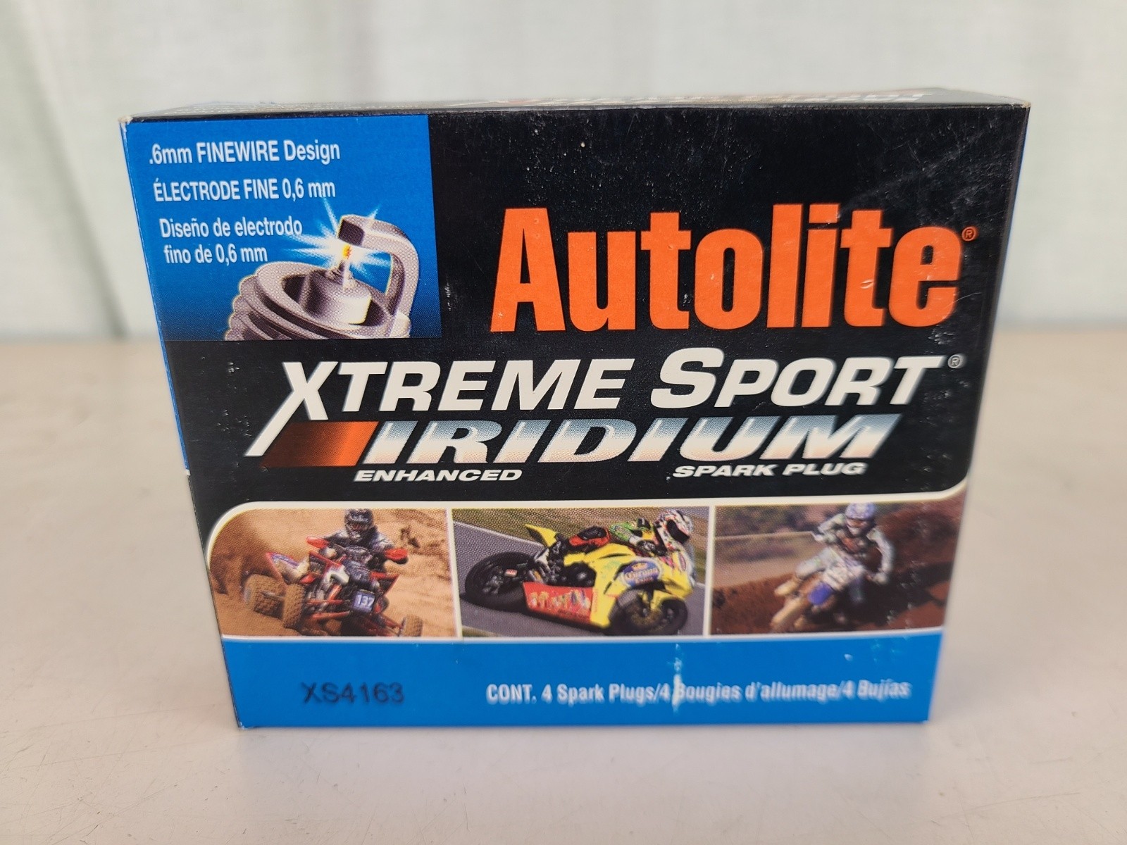 AUTOLITE SPARK PLUG XS4163/4 IRIDIUM XTREME SPORT XS4163