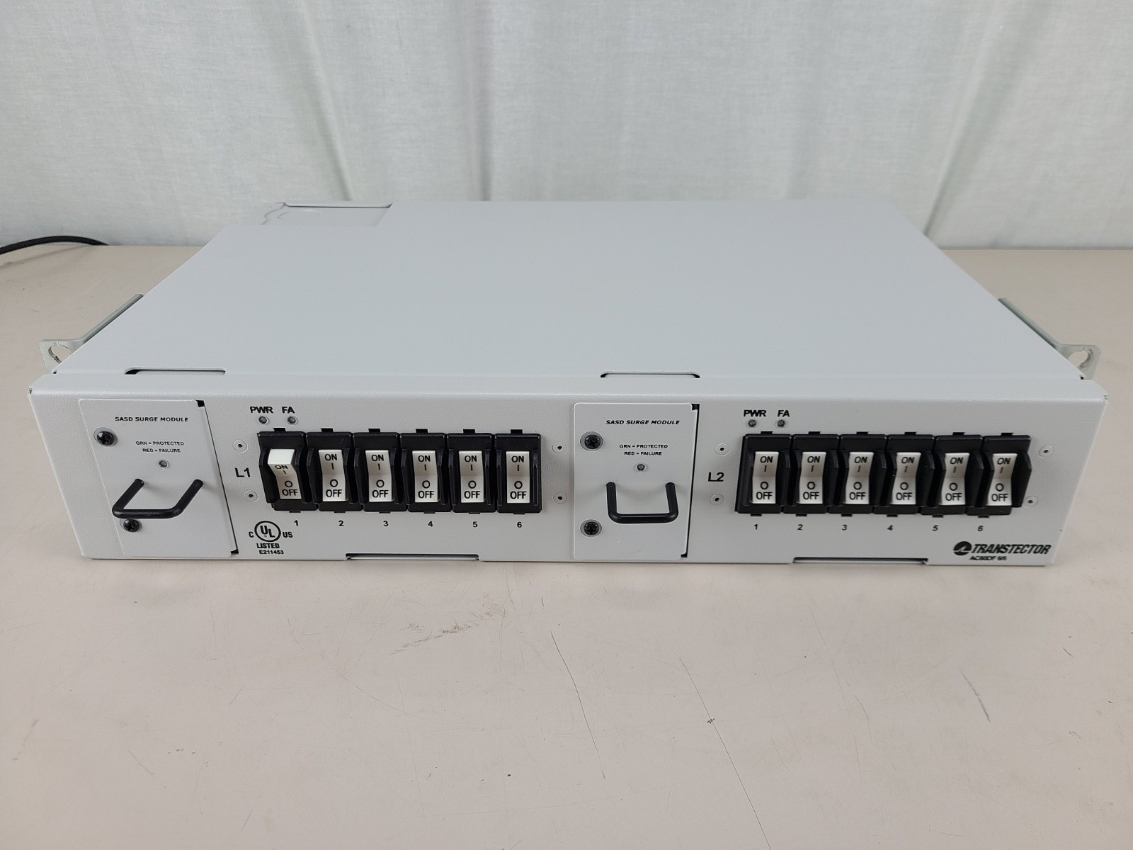 AC Rack Mount Transtector AC60DF 6/6