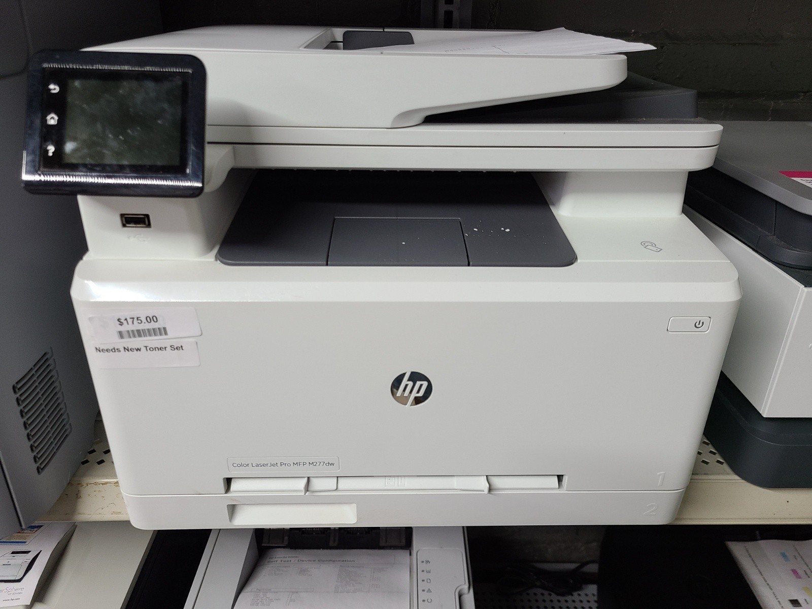 HP Color LaserJet Pro MFP M277dw All in one Printer Print Fax Scan NEEDS INK