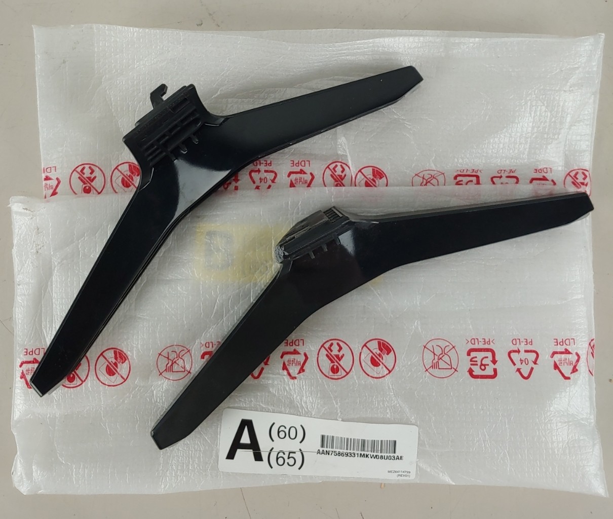 LG TV Stand Legs For 60" 65" LG TV Legs Replacement
