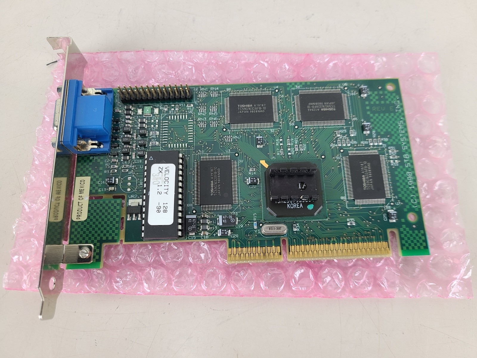 STB Velocity 128 ZX Nvidia RIVA 128ZX AGP 2x graphics card 8MB