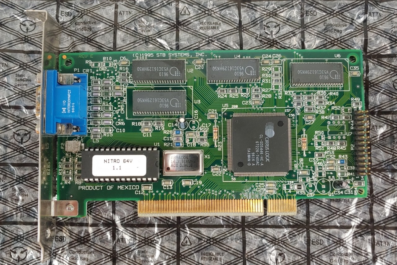 STB NITRO 64V 1X0-0406-307 PCI 4MB EDO VGA