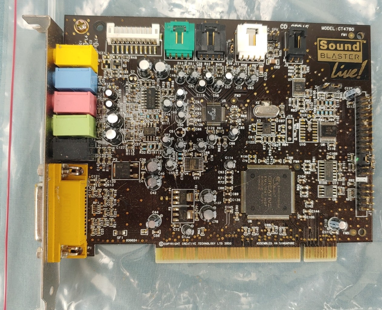 Sound Blaster Live! Card Creative Labs Model CT4780