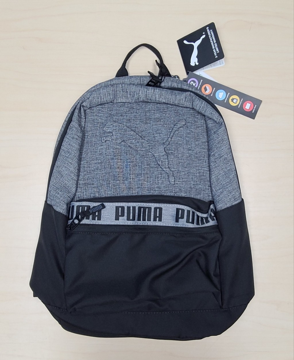 Puma Black/Grey 18.5" Backpack