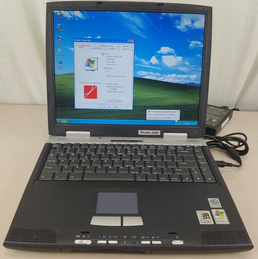 Tangent Shuttle 2500 Celeron 1.1GHz 384MB 20GB Windows XP
