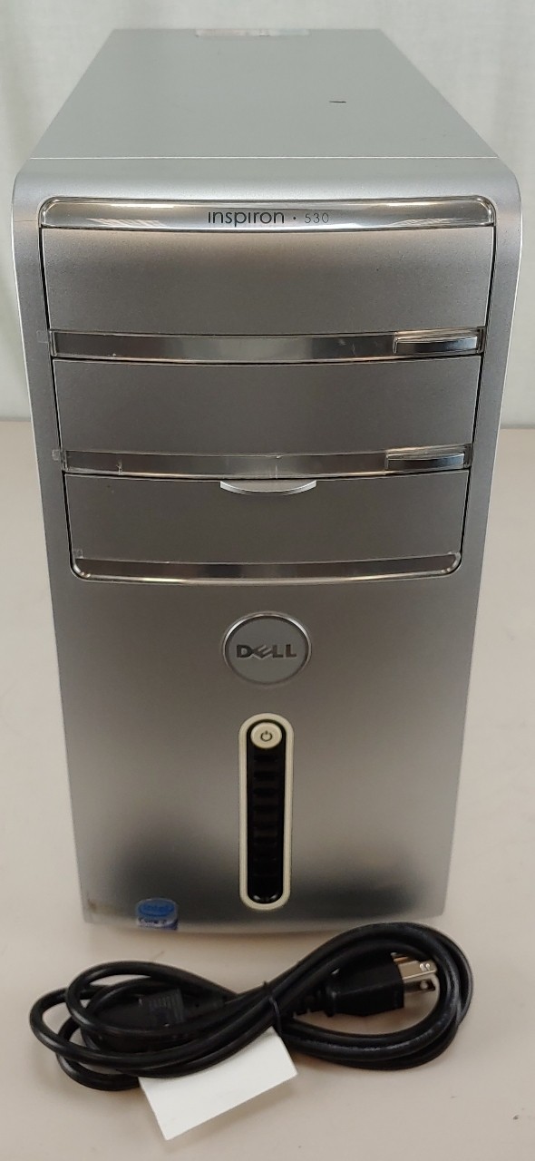 Dell Inspiron 530 Desktop Intel Core 2 Quad 4GB 500GB HDD NO OS