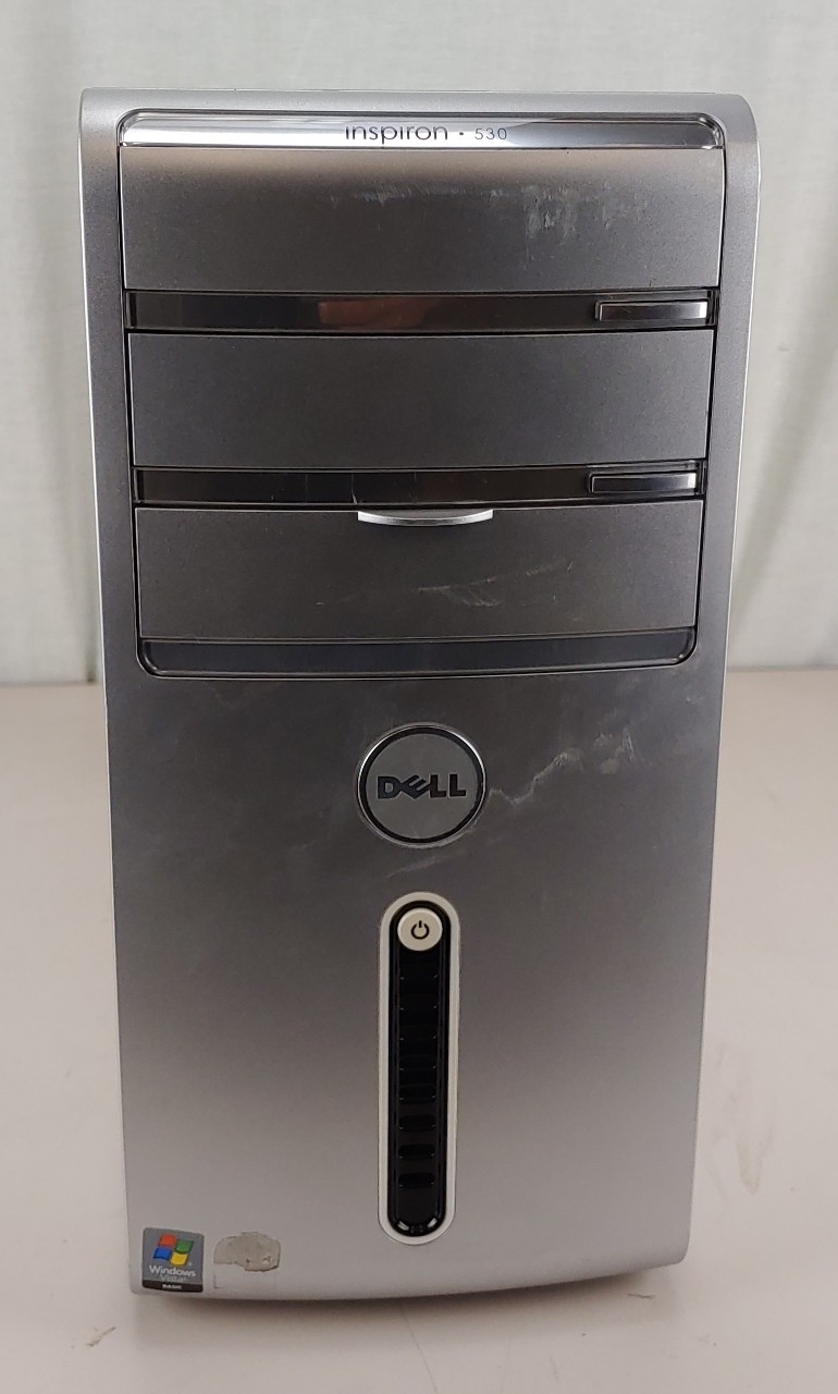 Dell Inspiron 530 Desktop Intel Core 2 Duo FOR PARTS (SOLD AS IS)